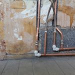 Bath and shower water pipes