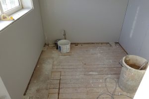 Plaster board ensuite bathroom walls 