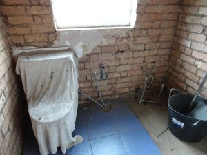 Bathroom taken back to brick Coventry