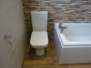 Bathroom Warwick with Tavistock structure close coupled toilet