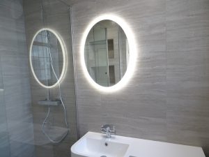 Shower Room in Coventry with Fitted Aster Mirror