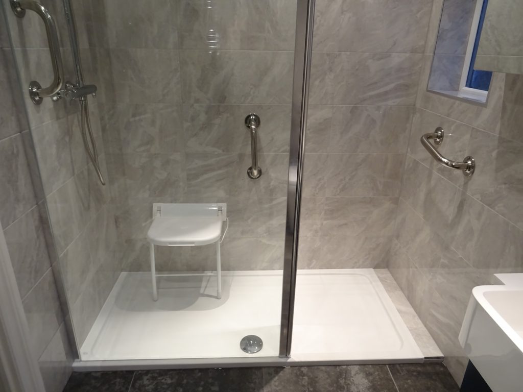 Mobility Shower Room Fitted in Kenilworth | Earlsdon Bathrooms