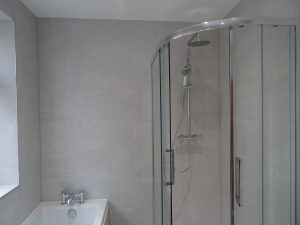 Bathroom with Kudos 1200mm by 800mm Shower enclosure Cubbington Road Leamington Spa