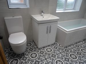 Bathroom with Tavistock Compass Vanity Unit Cubbington Road Leamington Spa