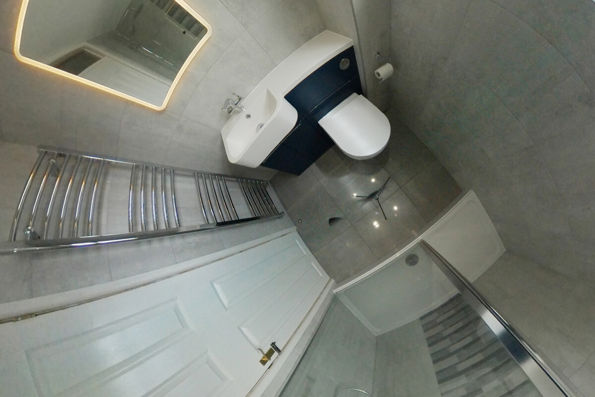 Bathroom Converted to Walk In Shower Room Whitnash Leamington Spa