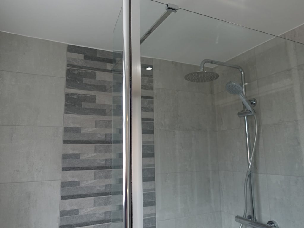 Walk In Shower Room Fitted with Tavistock Quantum Cool Touch