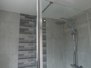 Walk In Shower Room Fitted with Tavistock Quantum Cool Touch Thermostatic